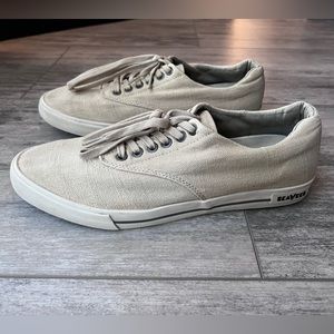 SeaVees Mens Hermosa Sneaker Natural Color Size 10